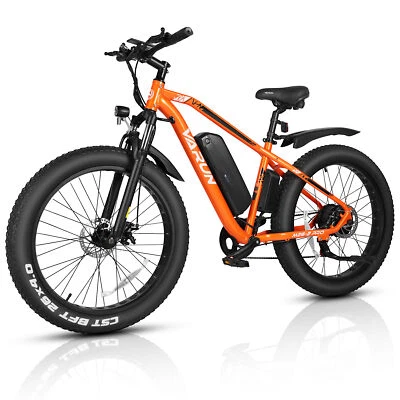 26" Fat Tire E-Bike Peak 750W 48V 13AH Electric Bicycle Mountain Ebike for Adult - Image 1 of 4