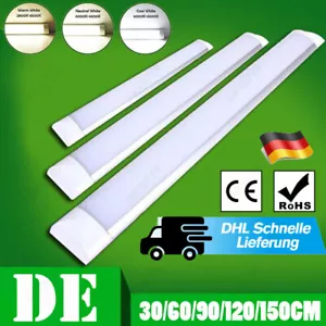 Lámpara LED para habitación húmeda tubo fluorescente tubo lámpara de tubo tubo de neón lámpara de techo - Imagen 1 de 32