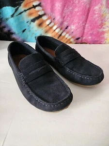 Zara Basic Collection Women's Navy Blue Slip On Loafers Size 38/7 - Picture 1 of 14