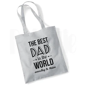 Personalisierte Baby Wickeltasche "Bester Papa" - GESCHENK FÜR NEUEN PAPA & BABY - Bild 1 von 8