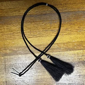 AU-HH501-1 Stampede Strings Horsehair Cotter Pin Style Black/Black - Picture 1 of 5