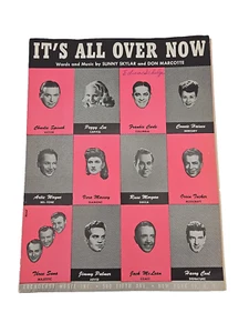 Vintage Sheet Music It's All Over Now 1946 By Sunny Skylar And Don Marcotte - Picture 1 of 5