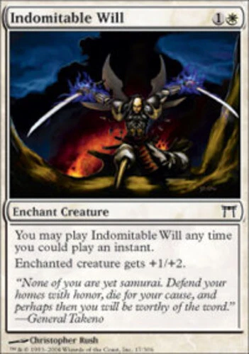 Champions of Kamigawa - Indomitable Will - Foil - Image 1 of 1