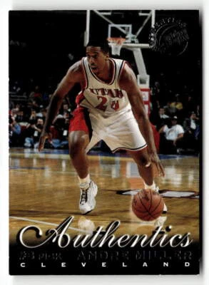 1999 Press Pass Authentics #8 Andre Miller Hang Time - Image 1 of 2