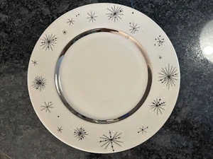 Set 4 piatti da dessert insalata vintage MCM Fine Arts Cina 8,25 pollici Atomic Starburst - Foto 1 di 2