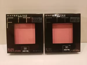 L'Oreal - Lot Of 2 - Fit Me Blush - #30 Rose - 0.16 Oz - Picture 1 of 1