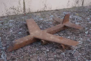 Affascinant Antico aereo ferro giocattolo artigianale modellino aerial iron game - Foto 1 di 9