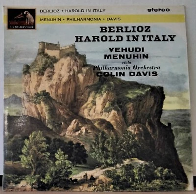 HMV ASD 537 (OASD 357)AUS/UK ED 1 BERLIOZ HAROLD IN ITALY MENUHIN COLIN DAVIS LP - Image 1 of 3