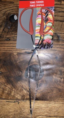 Cooking Concept Long Bbq Grill Utensil Tong Spatula Turner Tool - Image 1 of 4