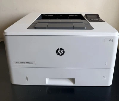 HP LaserJet Pro M402dne Monochrome Laser Printer - Includes Working Ink Cartride - Image 1 of 4