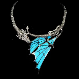 925 Sterling Silver Necklace Round Ruby 2.5mm Turquoise Dragon Gemstone 18inches - Picture 1 of 13