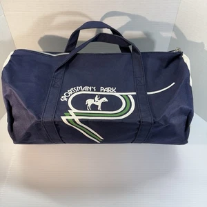 VINTAGE Sportsman’s Park Racetrack Chicago Jockey Club Duffle Bag - RARE! - Picture 1 of 8