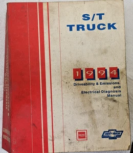 1994 Chevrolet GMC S10 Drivability Electrical Shop Service Manual NAPT 9444 - Picture 1 of 13