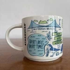 Starbucks Been There Series MICHIGAN Kaffeebecher 14oz Tasse 2018 Great Lakes - Bild 1 von 6