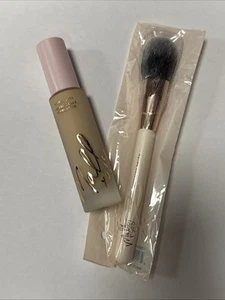 MALLY STRESSLESS PERFORMANCE FOUNDATION 30ml IN BEIGE & FOUNDATION BRUSH - Picture 1 of 9