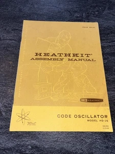 Vintage Heathkit Assembly Manual Code Oscillator Model HD-16 LOC F - Picture 1 of 15