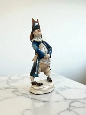 Cacciapuoti - Silvio Righetto - Statuetta - Balanzone - Porcellana - Immagine 1 di 4