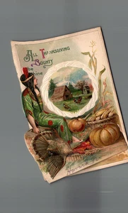 POSTKARTE BATUVE ANER INDIDAN THANKSGIVING BOUNTY GEPRÄGT - Bild 1 von 2