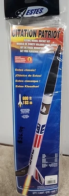 Estes Citation Patriot #0652 New Flying Model Rocket Free Shipping! No Reserve! - Image 1 of 3
