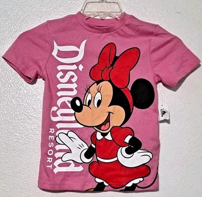 Auténtica Camisa Rosa Disney Resort Minnie Mouse Talla S (5/6) Manga Corta NUEVA  Foto 1 de 4