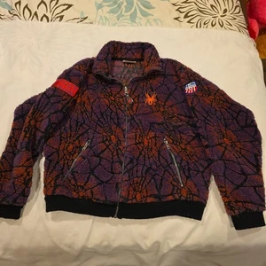 Chaqueta polar vintage de los 90 Spyder para hombre talla M tela de araña pila profunda EE. UU. - Imagen 1 de 11