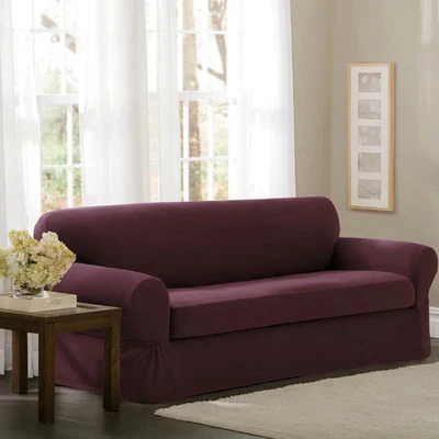 Maytex Stretch 2 Piece Pixel Sofa Slipcover / Furniture - Image 1 of 4