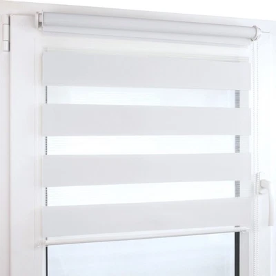 Doppelrollo Klemmfix ohne Bohren, Duo-Rollo Fensterrollo Zebrarollo Klemmrollo - Bild 1 von 4