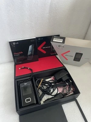 LG Chocolate KG800 Black Mobile Phone Handy Slide OVP Getestet Händlerware ✅ - Bild 1 von 4