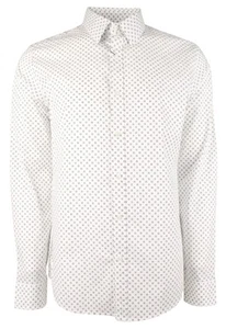 Camisa de manga larga ajustada elástica Michael Kors para hombre - Imagen 1 de 3