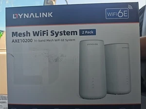 AXE10200 Tri-Band WiFi 6E Whole Home Mesh System(DL-WME38) New 6GHz Band - Picture 1 of 3