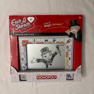 ETCH A SKETCH 60 Aniversario Edición Monopoly - EDICIÓN LIMITADA NUEVO FB Foto 1 de 3