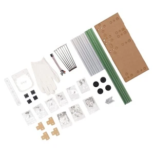 (Green Silver)Computer Case Aluminum Bracket 16.6x9.8in ATX Motherboard Colored - Bild 1 von 12