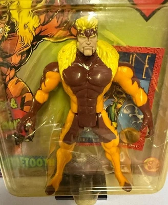 Figura de acción Marvel X-Men Sabretooth Snarl & Swipe Toy Biz 1992 coleccionable Foto 1 de 4