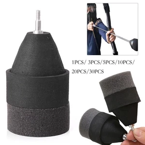 30PCS Sponge Foam Tipped Arrows Larp Archery Battle Tagging Game Black po - Picture 1 of 18
