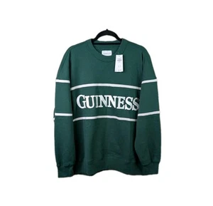 Abercrombie And Fitch X Guinness & Co Sweatshirt Mens Size Medium Green Preppy - Picture 1 of 18