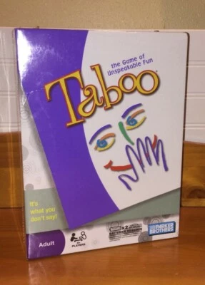 Taboo Board Game Fun Party Entertainment 2009 Parker Brothers New Factory Sealed - Image 1 of 3