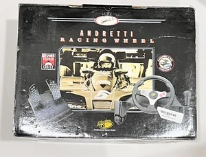 Mario Andretti Racing Wheel for PC Gaming - Steering Wheel & Pedals USB - Picture 1 of 5