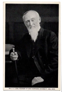 POSTCARD Dr H S Lehr Founder of Ohio Northern University Ada Ohio Vintage 0107 - Picture 1 of 2