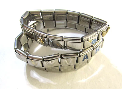 Smart подвеска D'linQ Италии из нержавеющей стали эластичной браслет набор из 3 - Изображение 1 из 4