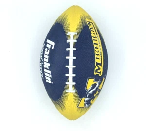 MICHIGAN WOLVERINES YOUTH SIZE 2-TONE FRANKLIN FOOTBALL FREE SHIPPING - Picture 1 of 2