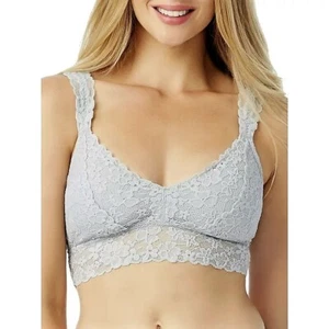 Juniors Gray Lace Convertible Fashion Bralette (Size Large) BRAND NEW W TAGS - Picture 1 of 3