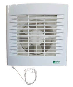 Ventilador de pared extractor de cocina con cable de tracción 220 mm cuadrado para ventilación de conductos de 150 mm - Imagen 1 de 14