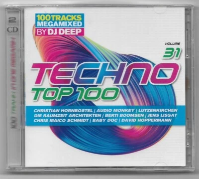 Techno Top 100 Vol. 31 - 100 Tracks Megamixed By DJ Deep / 2 CDs / NEU & OVP - Bild 1 von 2