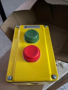 Allen Bradley 2 Button Switch On/Off - Picture 1 of 3