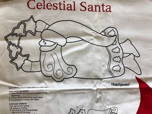 Cranston Santa Dreamspinners Celestial Stoff Panel Wandbehang mit Anleitung - Bild 1 von 6