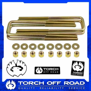 12.5" Square U Bolts 2.5" wide 9/16" Ubolt 6" Thread with Hardware FREE SHIPPING - Picture 1 of 6