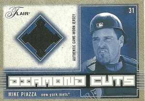 2003 Flair Diamond Cuts #DC-MP Mike Piazza METS - Picture 1 of 2