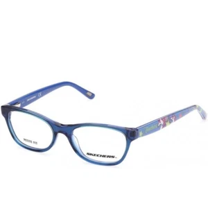 Skechers SE1645 090 Shiny Blue Plastic Eyeglasses Optical Frame 45-15-130 SE1645 - Picture 1 of 1