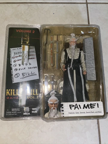 REEL TOYS NECA, KILL BILL Volume 2, PAI MEI Means "White Eyebrows”. NIP Cover