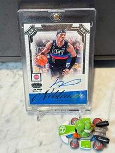 2023-24 Panini Crown Royale Jalen Duren Noblemen Autograph Card NM-DRN 10/99 - Picture 1 of 2